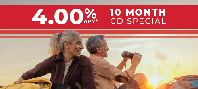 Lock in a 10-month CD at 4.00% APY*